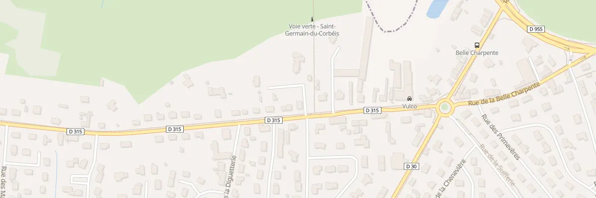 Plan du 77 Rue du Général Leclerc à Saint-Germain-du-Corbéis
