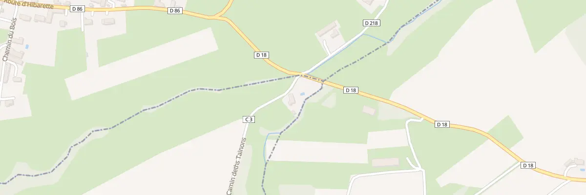 Plan du 32A Cami Deths Tainons à Visker