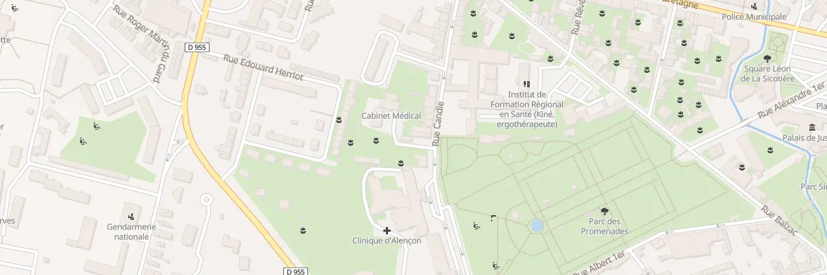 Plan du 58 Rue Candie à Alençon