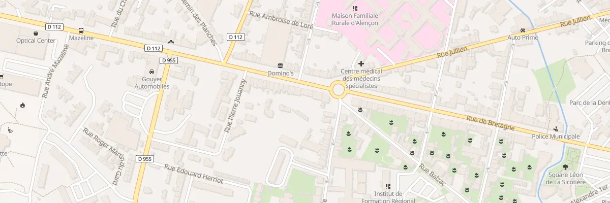 Plan du 73 Rue de Bretagne à Alençon