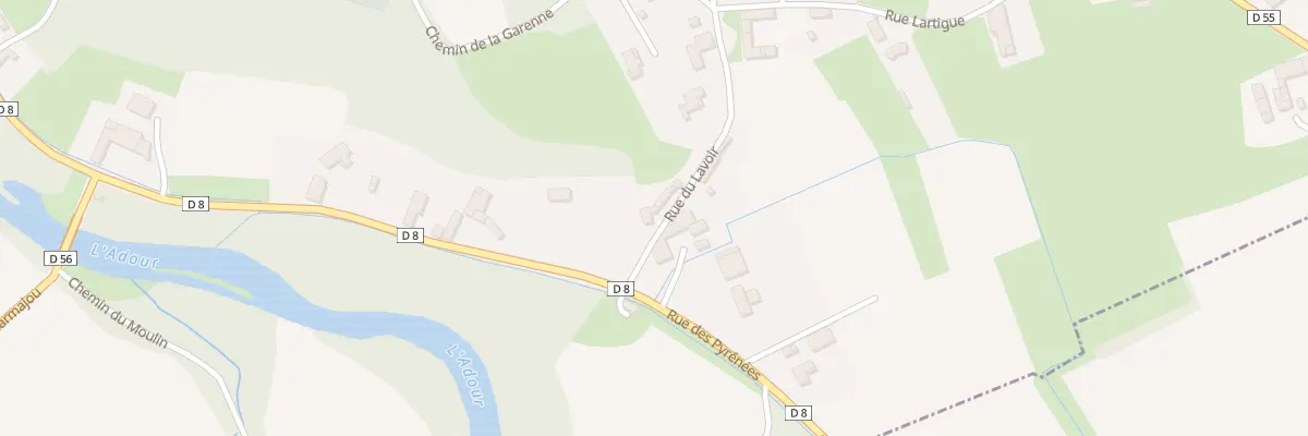 Plan du 3 Rue du Lavoir à Lafitole