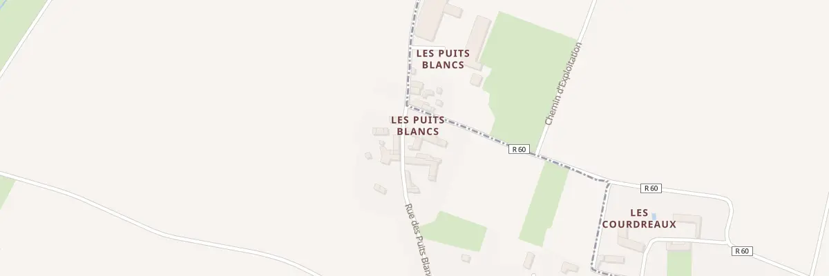 Plan du 2 Les Puits Blancs à Roiffé