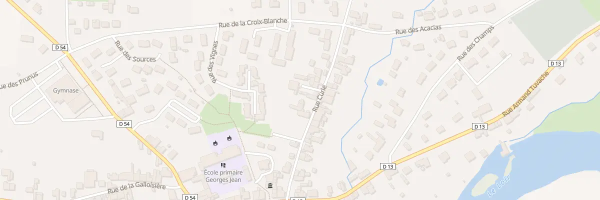 Plan du 13 Rue Curie à Luché-Pringé
