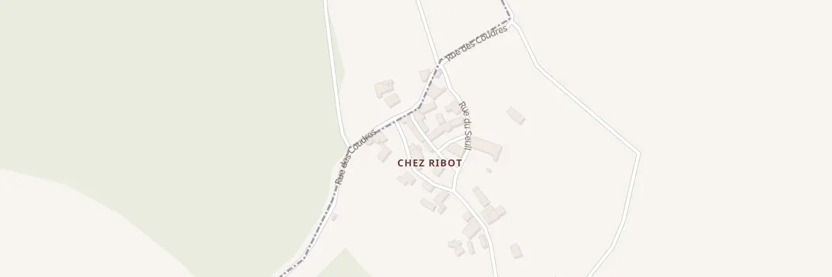 Plan du 5021 Chez Ribot à Plassac-Rouffiac