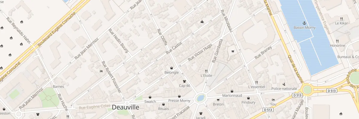 Plan du 23 Rue Olliffe à Deauville