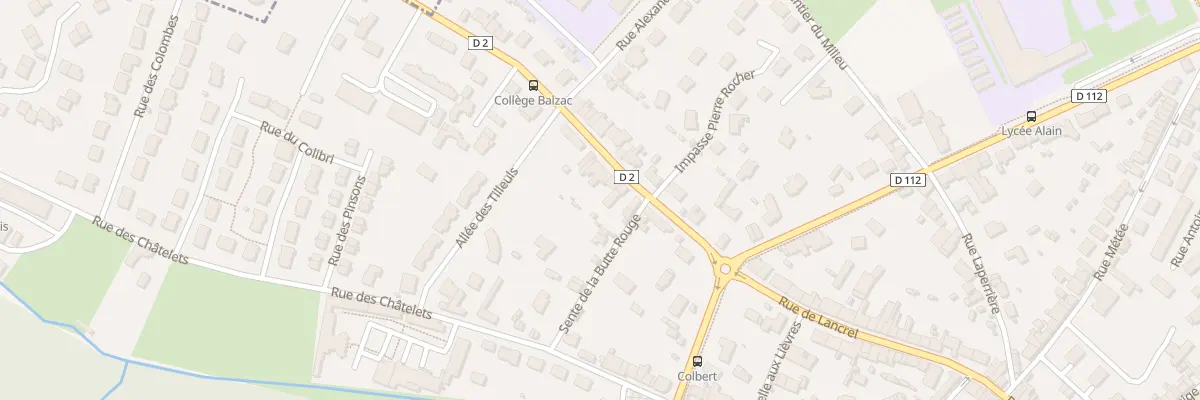 Plan du 163 Rue de Lancrel à Alençon