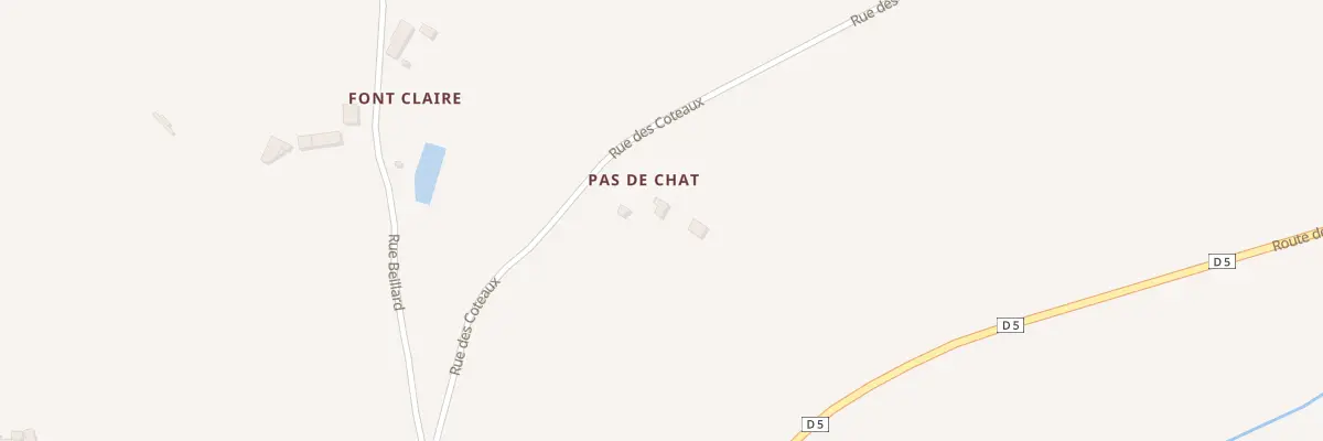 Plan du 5092 Pas de Chat à Pérignac
