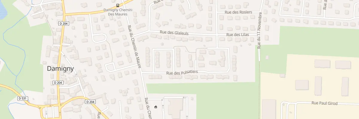 Plan du 19 Rue des Sabotiers à Damigny