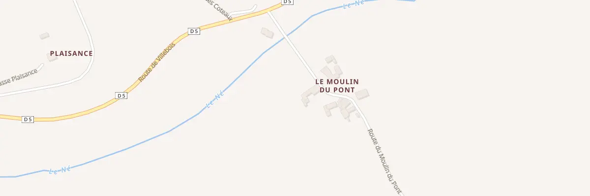 Plan du 4 Rte du Moulin du Pont à Pérignac