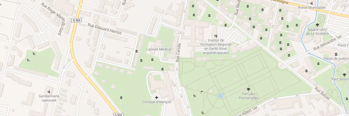 Plan du 56 Rue Candie à Alençon