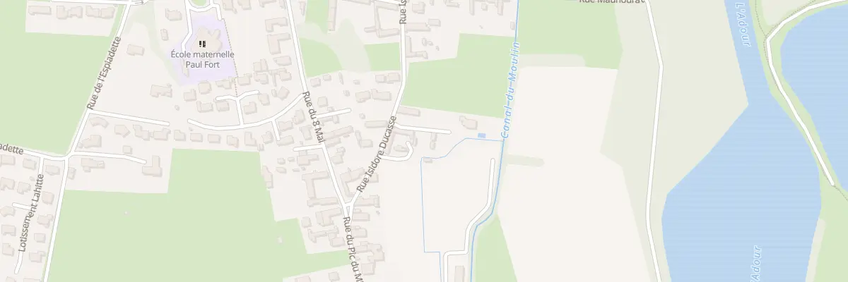 Plan du 5162 Las Turosses à Bazet