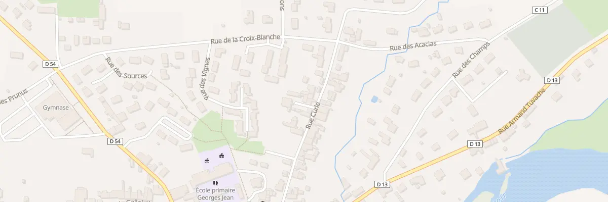 Plan du 21 Rue Curie à Luché-Pringé