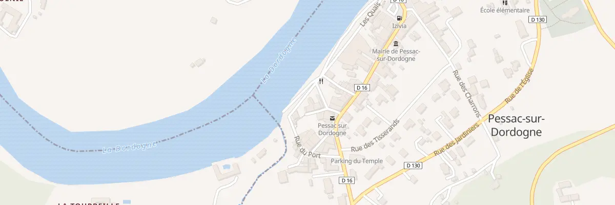 Plan du 4 Rue des Bateliers à Pessac-sur-Dordogne