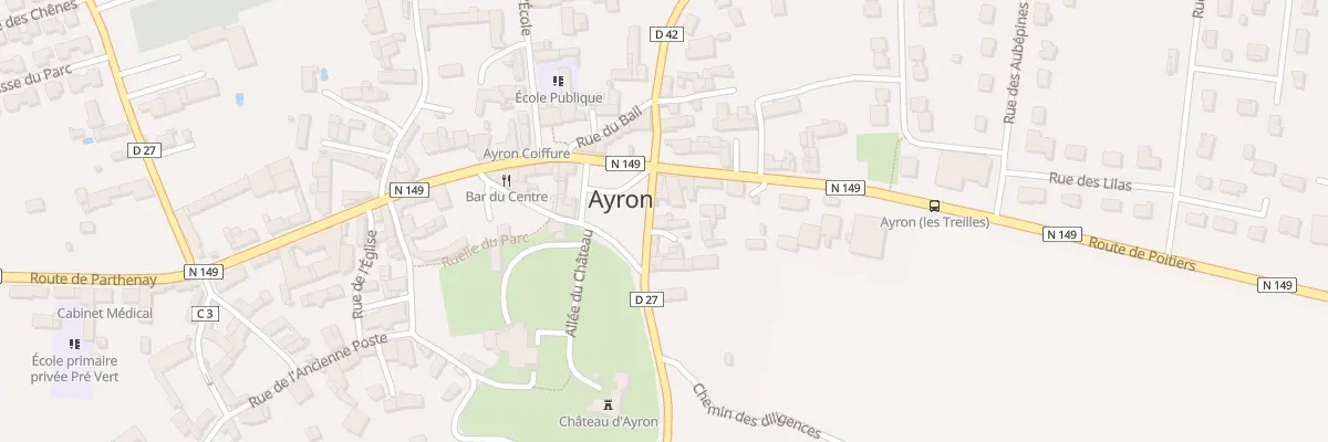 Plan du 5 Rte de Latillé à Ayron