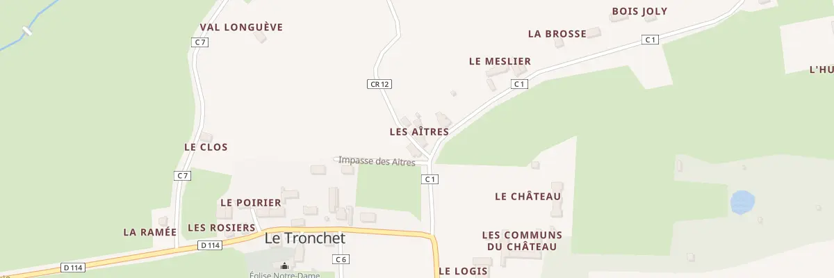 Plan du 3 Rte d’Assé-le-riboul au Tronchet