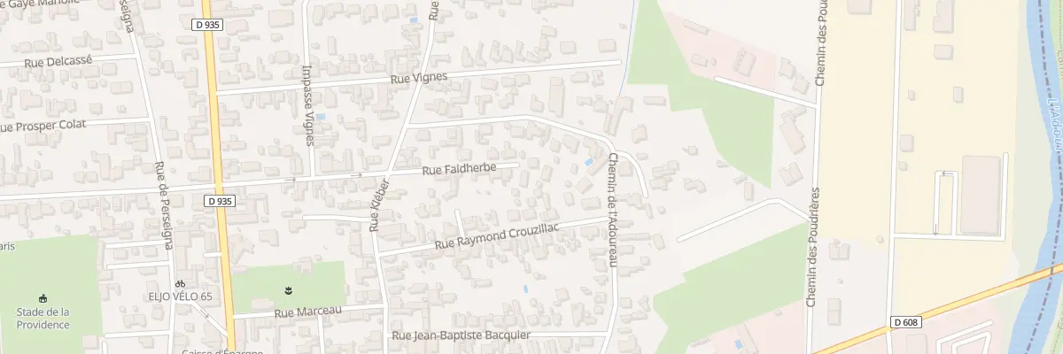 Plan du 32 Rue Faidherbe à Tarbes