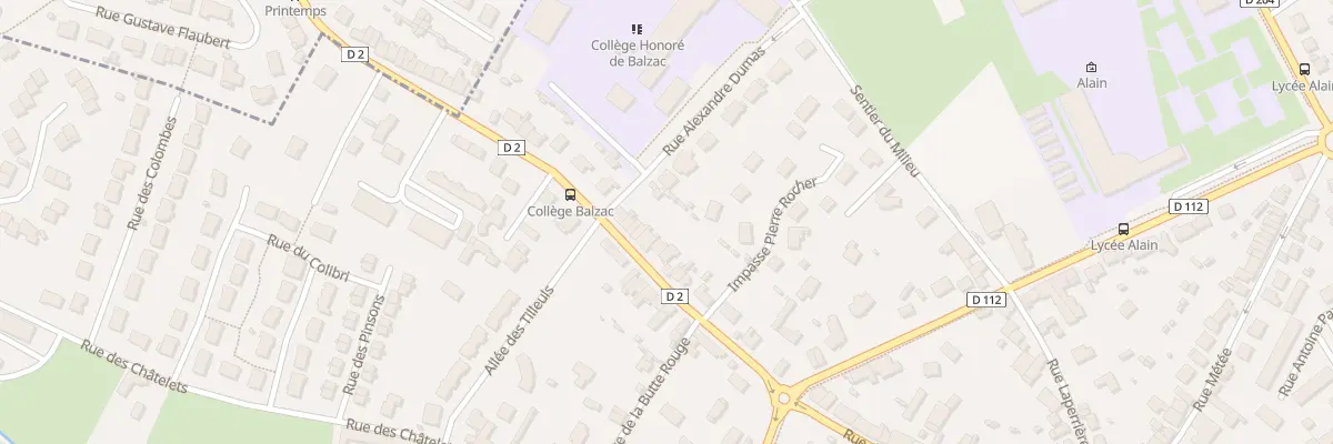 Plan du 250 Rue de Lancrel à Alençon