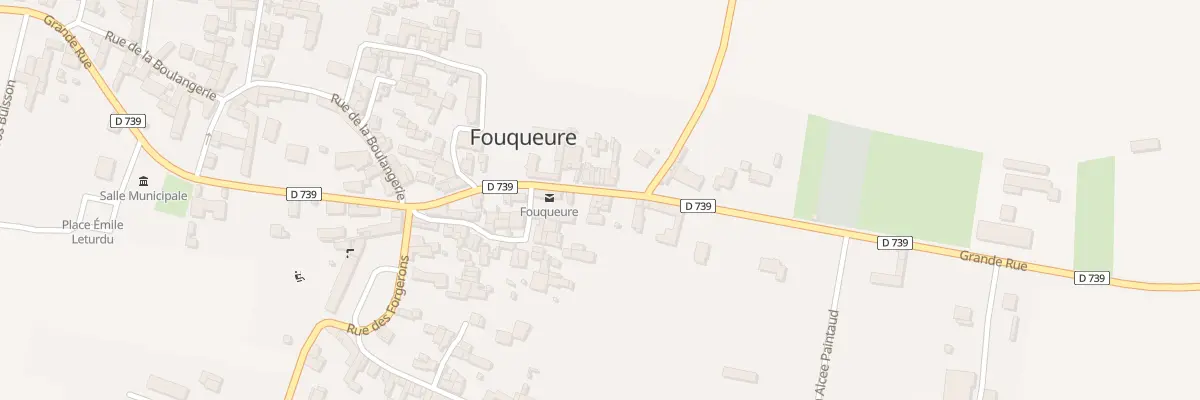 Plan du 28 Rue Grande à Fouqueure