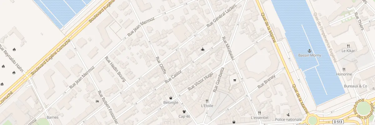 Plan du 41 Rue du Gal Leclerc à Deauville