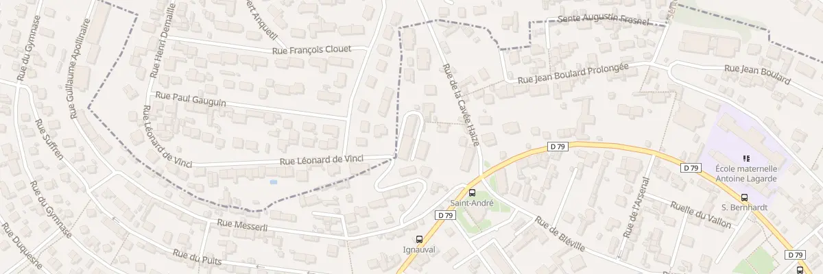 Plan du 1 Rue Plateau de Dollemard à Sainte-Adresse
