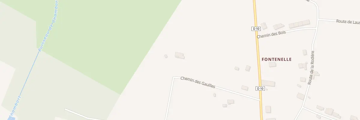 Plan du 1023 Pres des Filets au Pizou