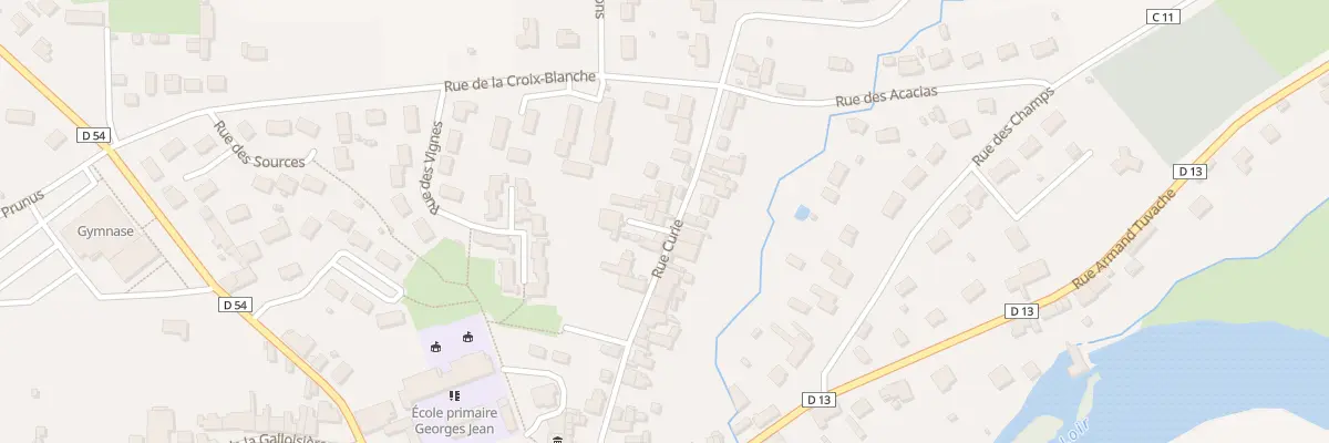 Plan du 23 Rue Curie à Luché-Pringé