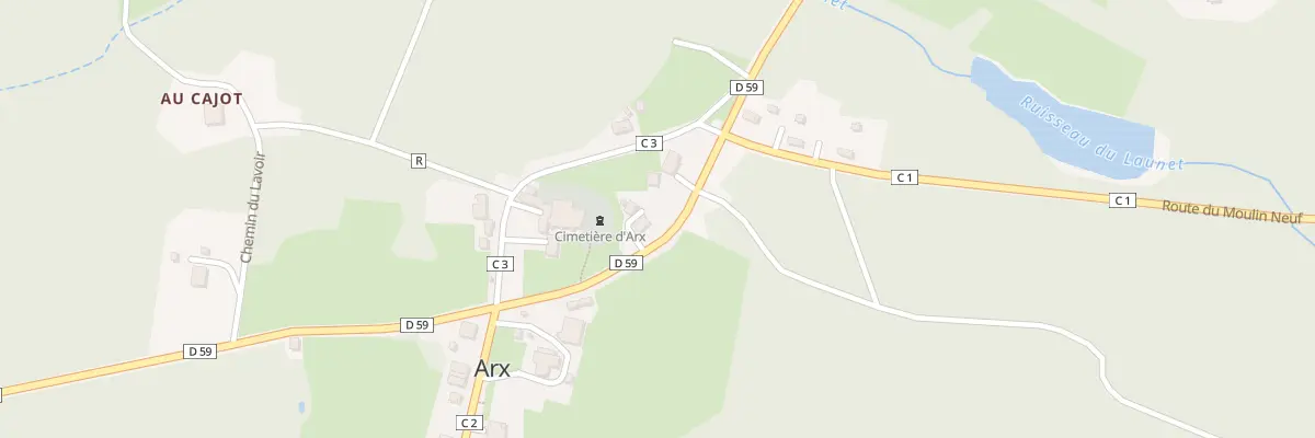 Plan du 82 Le Bourg à Arx