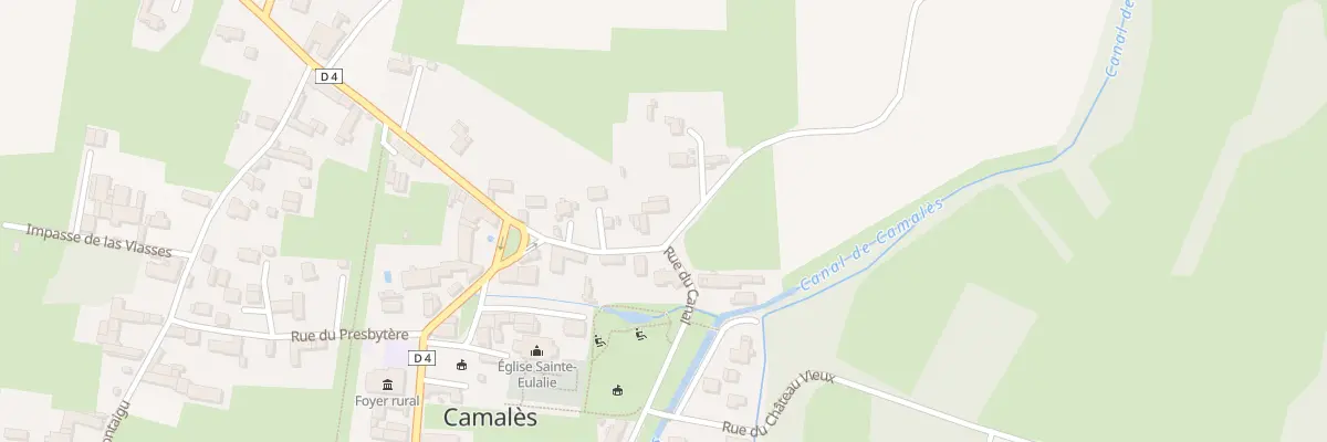Plan du 9 Che du Bout du Pont à Camalès
