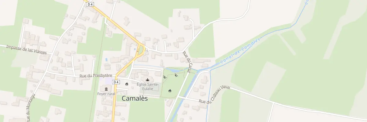 Plan du 6 Che du Bout du Pont à Camalès