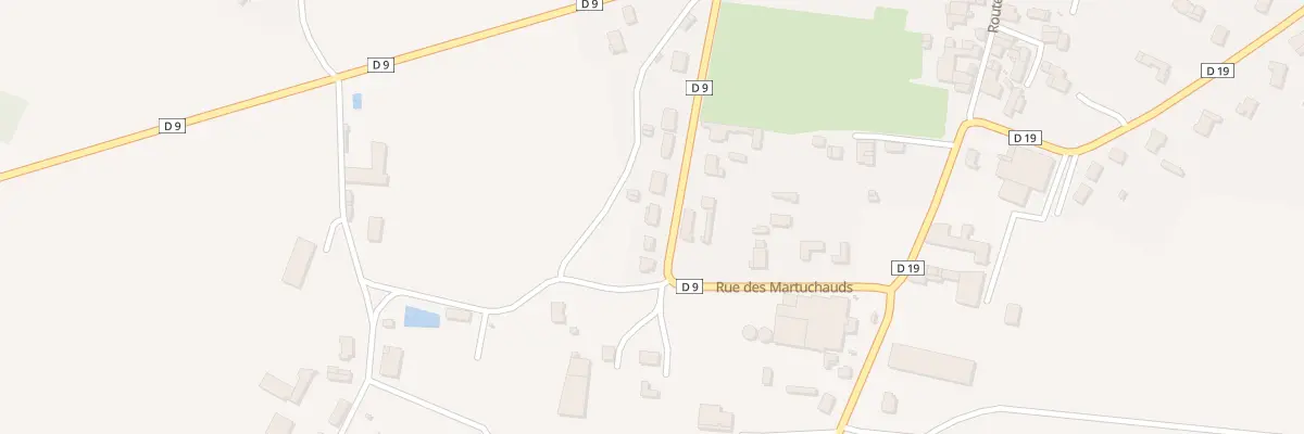 Plan du 34 Rue de la Gare à Villefagnan