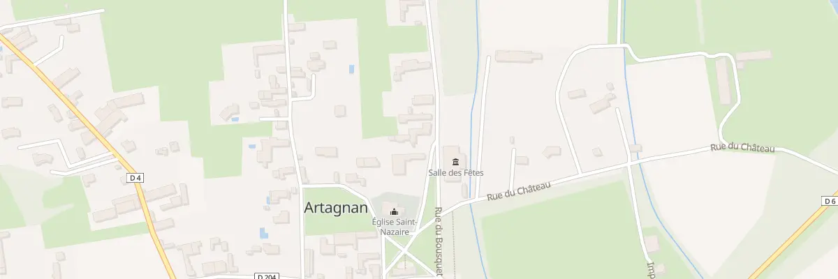 Plan du 5 Rue du Bousquet à Artagnan