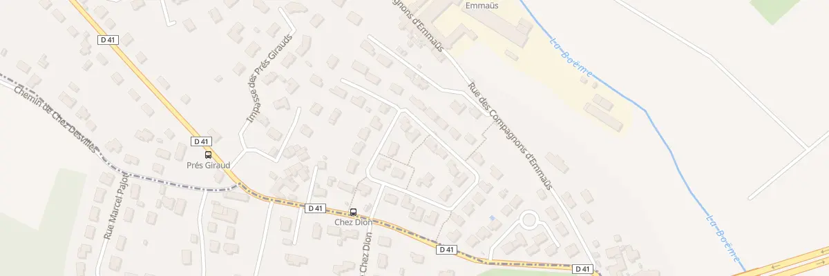 Plan du 18 Rue Lucie Aubrac à La Couronne