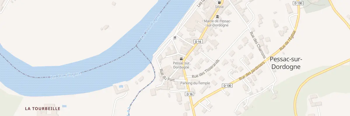 Plan du 1 Rue des Bateliers à Pessac-sur-Dordogne