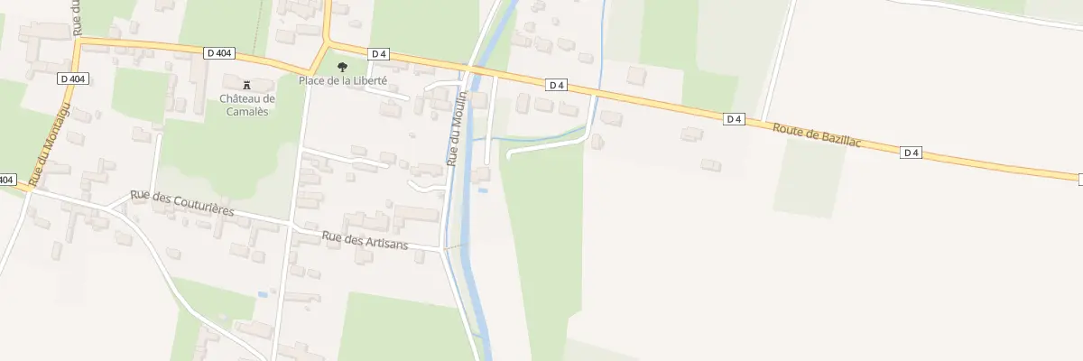 Plan du 8B Rte de Bazillac à Camalès