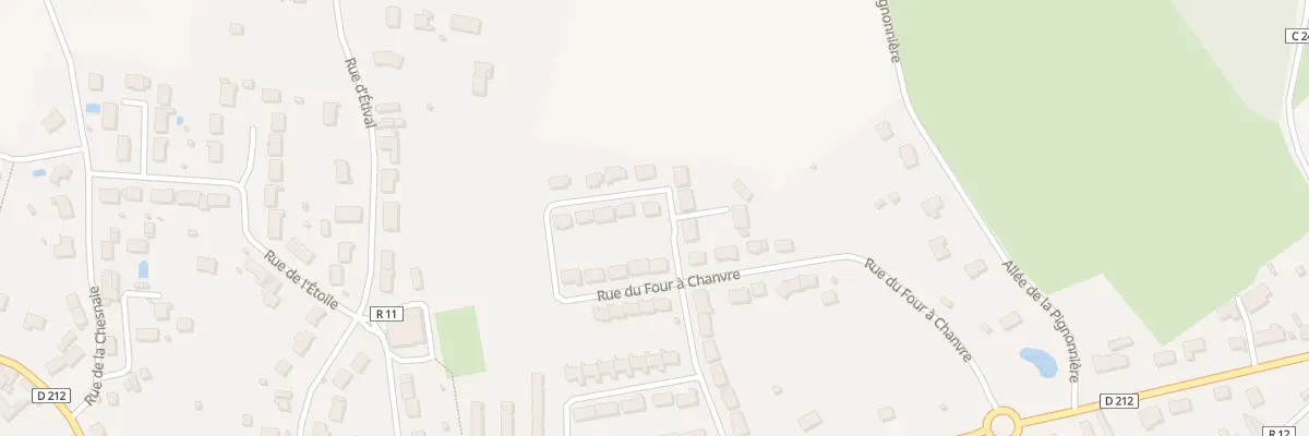 Plan du 28 Rue du Four A Chanvre à Voivres-lès-le-Mans