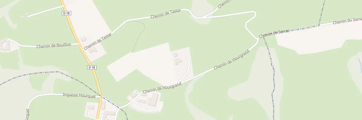 Plan du 11 Che de Hourgrand à Loucrup
