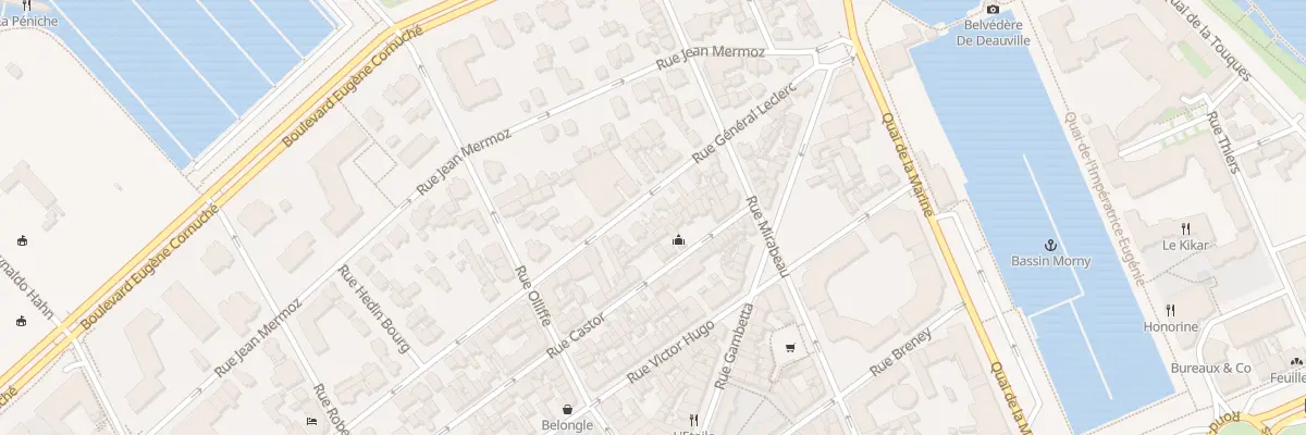 Plan du 29 Rue du Général Leclerc à Deauville