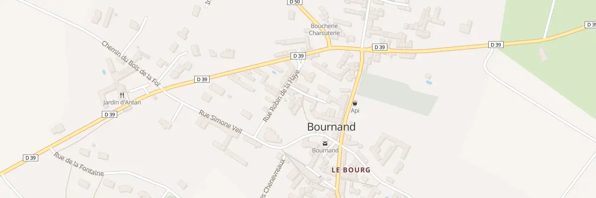 Plan du 2 Imp Marie Breton à Bournand