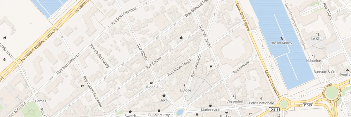 Plan du 40 Rue Victor Hugo à Deauville