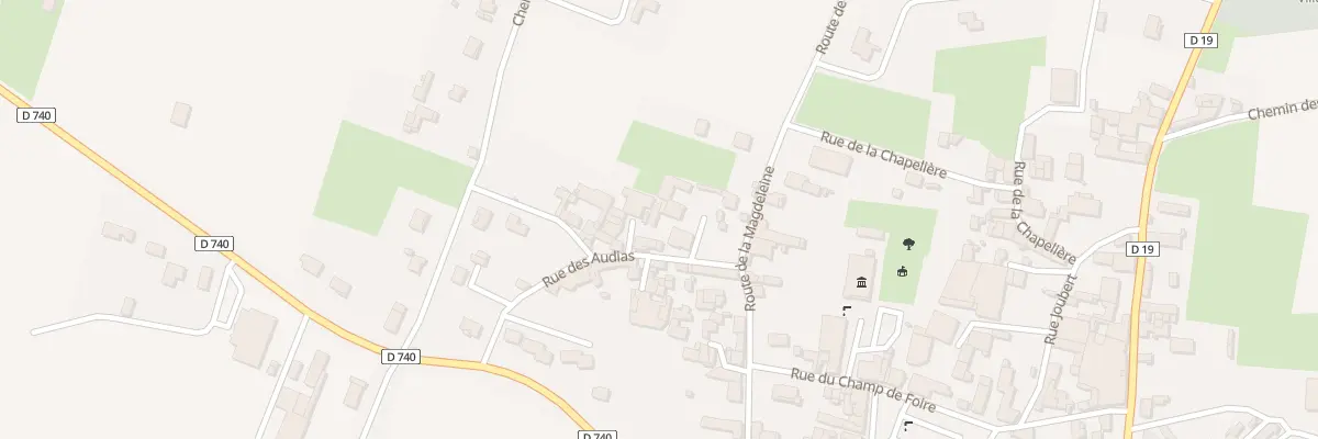 Plan du 10 Rue des Audias à Villefagnan