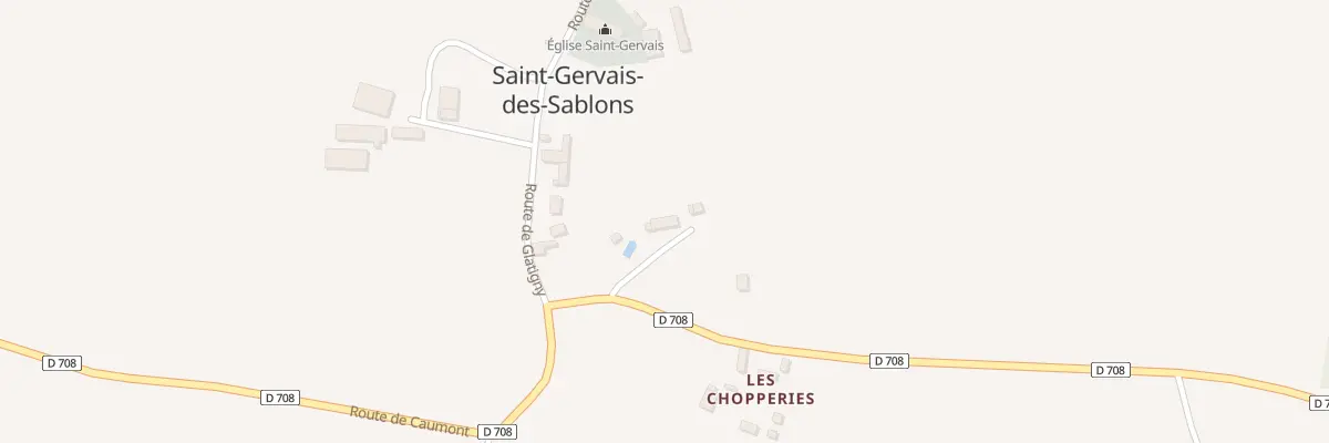 Plan du 47 Rte du Fouquerand à Saint-Gervais-des-Sablons