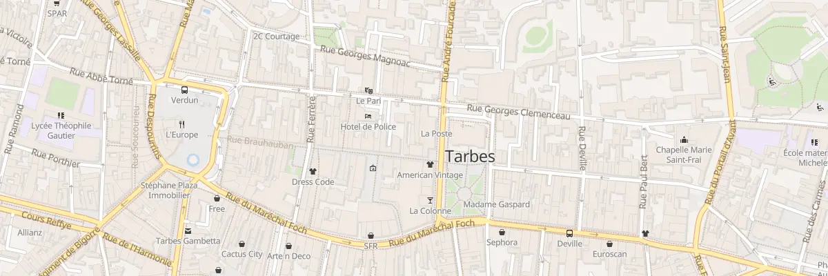 Plan du 41 Rue Brauhauban à Tarbes