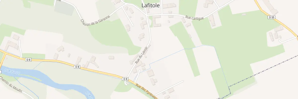Plan du 4 Rue du Lavoir à Lafitole