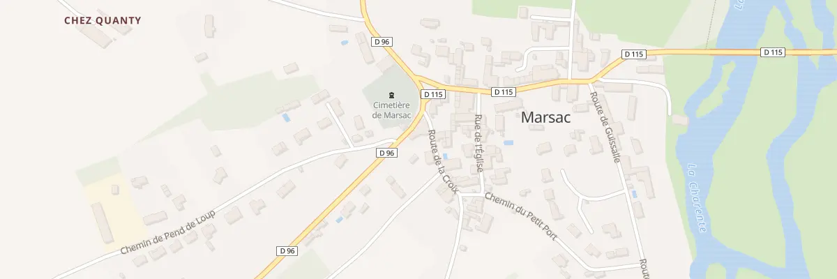 Plan du 40 Rte de la Croix à Marsac