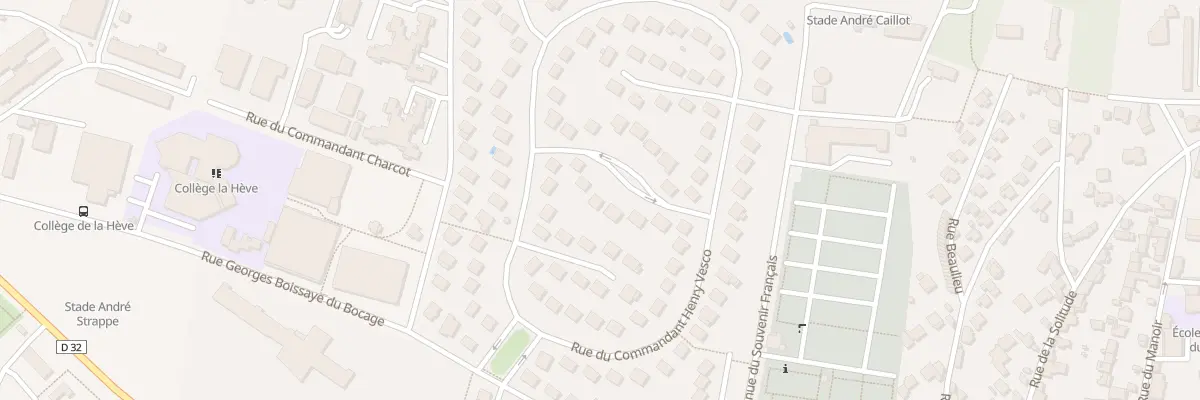 Plan du 8 Rue Cdt Levavasseur à Sainte-Adresse