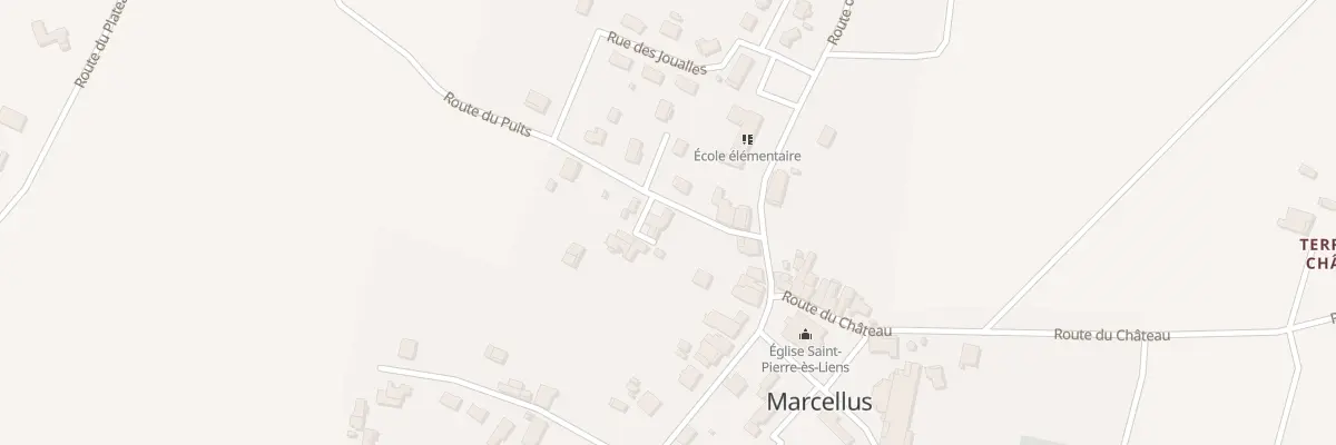 Plan du 73 Rte du Puits à Marcellus
