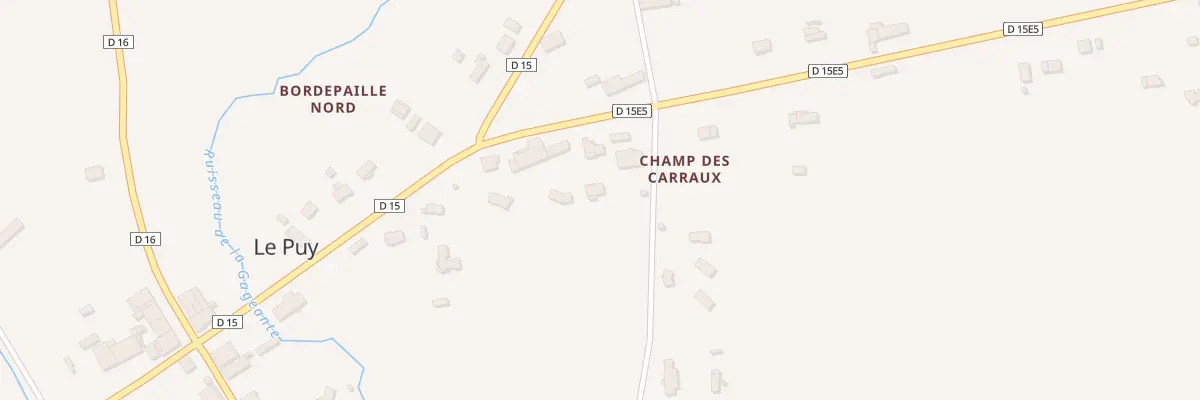 Plan du 36 Bordepaille Sud au Puy