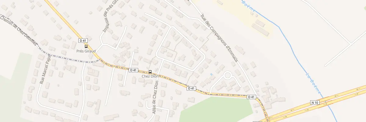 Plan du 6 Rue Lucie Aubrac à La Couronne