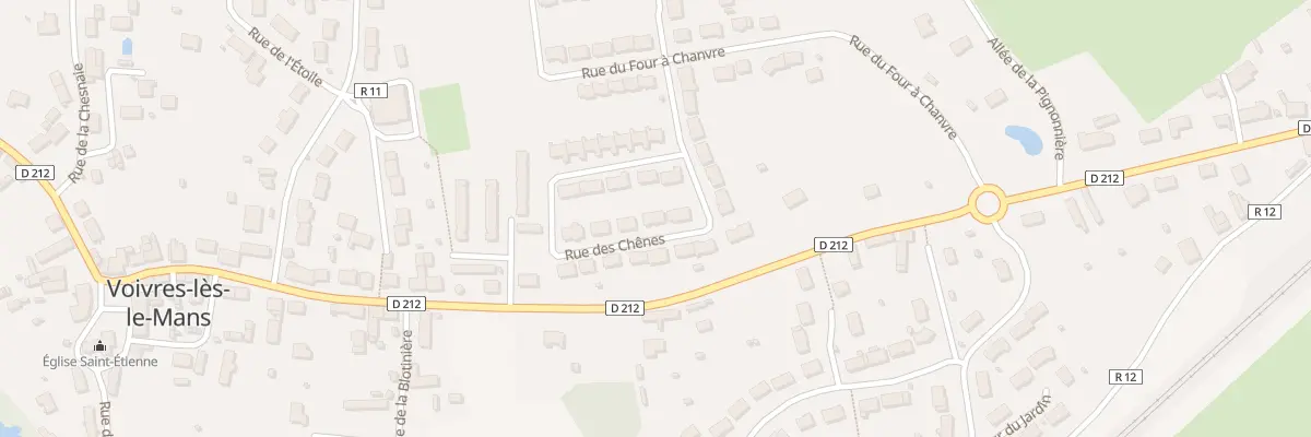 Plan du 4 Rue des Chenes à Voivres-lès-le-Mans