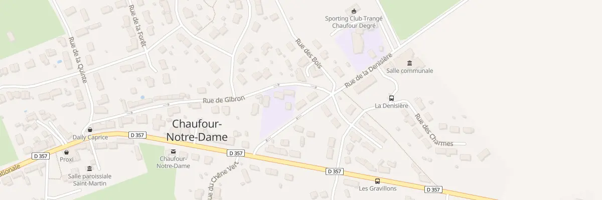 Plan du 7 Rue de la Denisière à Chaufour-Notre-Dame